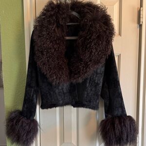 Real fur jacket